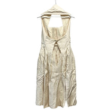 Lade das Bild in den Galerie-Viewer, COMME des GARCONS コムデギャルソン 98SS ホルターネックカットオフデザインコットンシルクワンピース