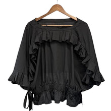 Load image into Gallery viewer, COMME des GARCONS コムデギャルソン 18SS サイドリボンカッティングデザインブラウス シャツ ポンチョ GA-B018 GA-B018 13909