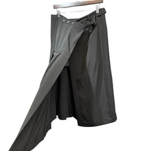 画像をギャラリービューアに読み込む, Yohji Yamamoto POUR HOMME ヨウジヤマモトプールオム 24AW TA TUXEDO PLEATS SKIRT SAMPLE サンプル ベルテッドプリーツスカート HO-S04-520 14427