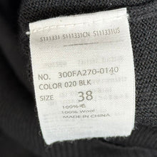 画像をギャラリービューアに読み込む, ENFOLD エンフォルド 22AW レイヤーヘムボックスプルオーバーハイゲージニット 300FA270-0140 38 ブラック 14548