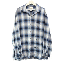 Load image into Gallery viewer, BOWWOW バウワウ 24AW RAYON CHECK SHIRTS REPAIRED オンブレチェックリペアシャツ 14225
