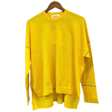 画像をギャラリービューアに読み込む, ENFOLD エンフォルド 24AW OPEN CUFF PULLOVER オーバーサイズニット 300HA270-0071 38 イエロー 14795