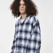 Load image into Gallery viewer, BOWWOW バウワウ 24AW RAYON CHECK SHIRTS REPAIRED オンブレチェックリペアシャツ 14225