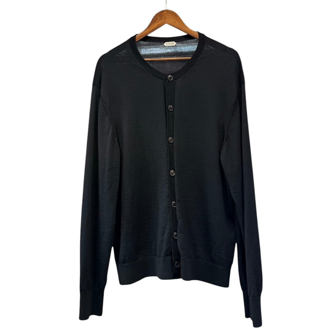 PURLAM プラム 26SS WOOL High-gauge TENJIKU Crewneck L/S Cardigan カーディガン PU126-MCD03 4 ブラック 15406 PURLAM プラム 26SS WOOL High-gauge TENJIKU Crewneck L/S Cardigan