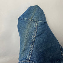 Lade das Bild in den Galerie-Viewer, BLUEBLUE ブルーブルー パッチワークデザインデニムジャンプスーツ オールインワン