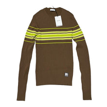 画像をギャラリービューアに読み込む, WALES BONNER ウェールズボナー 23AW SHOW KNIT TOP リブ編みタイトニットセーター MA23KN08-KN09