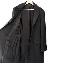 画像をギャラリービューアに読み込む, REGULATION Yohji Yamamoto レギュレーションヨウジヤマモト 24AW Re ARMY GABARDINE S-3BS NOTCHED LAPEL LONG JACKET ドクタージャケット HO-J03-141 14271