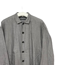 画像をギャラリービューアに読み込む, AUBERGE オーベルジュ 22SS BEAN VEG 製品染めリネンカバーオールジャケット 44 グレー 3444