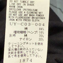 画像をギャラリービューアに読み込む, S'YTE by yohji yamamoto サイト ヨウジヤマモト 24SS COTTON HEMP TWILL BACK YOKE ZIP COAT コットンヘンプバックジップシャツコート UY-C03-004 14239