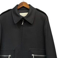 画像をギャラリービューアに読み込む, DRIES VAN NOTEN ドリスヴァンノッテン 24AW VERONA ウールメルトンブルゾン M ブラック 15133