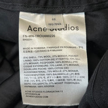 Load image into Gallery viewer, Acne Studios アクネストゥディオズ モヘヤ混ウールイージースラックスパンツ FN-MN-TROU000226