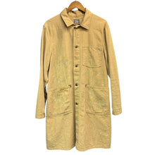 Load image into Gallery viewer, RRL ダブルアールエル 22SS ペイント加工リネンコットンショップコート S ブラウン 15060