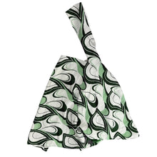 Load image into Gallery viewer, tricot COMME des GARCONS トリココムデギャルソン 90's 総柄ワンショルダーラップスカート TA-02018M M グリーン 14989
