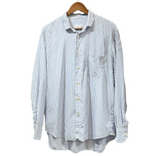 이미지를 갤러리 뷰어에 로드 , Errico Formicola エリコフォルミコラ テンセル地ストライプシャツ 14356