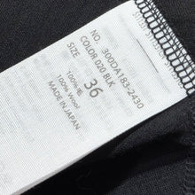 画像をギャラリービューアに読み込む, ENFOLD エンフォルド 20AW ウールジャージーロングスリーブマキシワンピース 300DA183-2430 36 ブラック 14701