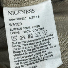 画像をギャラリービューアに読み込む, NICENESS ナイスネス 20SS WATER 接結リネンスポーツスラックスパンツ NNW-T01S20 14316