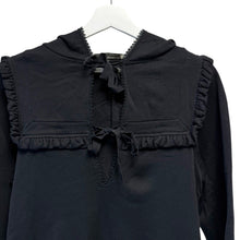 画像をギャラリービューアに読み込む, VERONIQUE BRANQUINHO ヴェロニクブランキーノ 17SS リボンデザインフリルプルオーバーパーカー14139