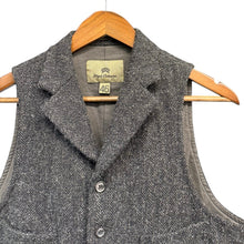 이미지를 갤러리 뷰어에 로드 , Nigel Cabourn ナイジェルケーボン MODIFIED MALLORY VEST WASHABLE WOOL TWEED ツイードマロリーベスト 46 グレー 8037-00-70007 15055