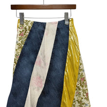 画像をギャラリービューアに読み込む, tricot COMME des GARCONS トリココムデギャルソン 01AW マルチファブリックパッチワークスカート TC-S002 AD2001 14211