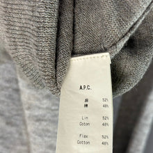 Load image into Gallery viewer, A.P.C. アーペーセー リネンコットンVネックカーディガン 14411