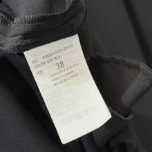 画像をギャラリービューアに読み込む, ENFOLD エンフォルド 21AW PEライトジョーゼットコクーンワンピース 300EA333-2100 38 ブラック 14573