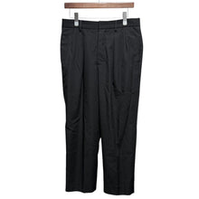 Load image into Gallery viewer, ADAM ET ROPE アダムエロペ NIKKE 2タックワイドスラックスパンツ GMS-13260-B ブラック 14025