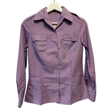 Load image into Gallery viewer, Maison Martin Margiela メゾンマルタンマルジェラ 95AW artisanal purple military shirt アーティザナル ミリタリーシャツ 14140