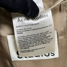 이미지를 갤러리 뷰어에 로드 , Acne Studios アクネストゥディオズ ZOOTY J COTTON SS15 コットンリネン2Bテーラードジャケット