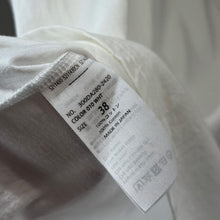 画像をギャラリービューアに読み込む, ENFOLD エンフォルド 20AW スビン天竺サイドドレープ長袖Tシャツ 300DA280-2420 38 ホワイト 14558