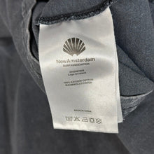 Load image into Gallery viewer, New Amsterdam Surf Association ニューアムステルダムサーフアソシエーション Logo tee black ガーメントダイ加工プリントTシャツ 14152
