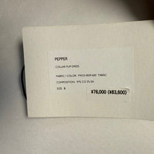 이미지를 갤러리 뷰어에 로드 , MARINA YEE マリナイー PEPPER COLLAR FLIP DRESS アシンメトリースリーブオーバーサイズワンピース 14141