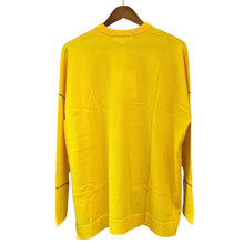 画像をギャラリービューアに読み込む, ENFOLD エンフォルド 24AW OPEN CUFF PULLOVER オーバーサイズニット 300HA270-0071 38 イエロー 14795