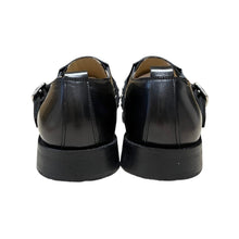 Load image into Gallery viewer, COMME des GARCONS コムデギャルソン 00AW スクエアトゥスタッズベルトレザーシューズ