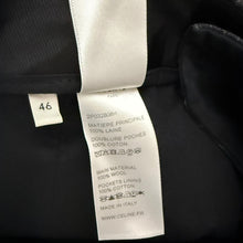 Load image into Gallery viewer, CELINE by Hedi Slimane セリーヌ エディスリマン 20SS セットアップスーツ ストライプジャケット ウールフレアスラックスパンツ 2V092808H 2P032808H