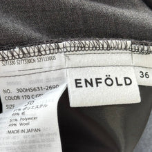 画像をギャラリービューアに読み込む, ENFOLD エンフォルド 24SS ELASTIC WIDE TROUSERS ワイドスラックス 300HS631-2690 14581
