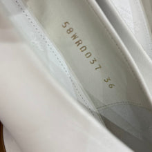 이미지를 갤러리 뷰어에 로드 , Maison Margiela メゾンマルジェラ 20SS ポインテッドトゥバレリーナパンプス S58WR0037 36 ホワイト 14921