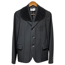 画像をギャラリービューアに読み込む, robe de chambre COMME des GARCONS ローブドシャンブルコムデギャルソン 01AW ベロアカラーステッチデザイン3Bジャケット RC-J001 14425