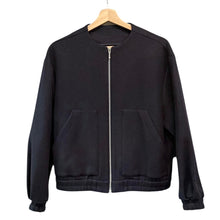Load image into Gallery viewer, BLUELEA ブルレア ウールナイロンノーカラーブルゾン F ネイビー 222012 14944
