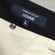 Load image into Gallery viewer, COMME des GARCONS HOMME コムデギャルソンオム 26SS コットンオックスタックショートパンツ HQ-P028-051 L ブラック 15569