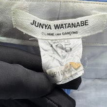 画像をギャラリービューアに読み込む, JUNYA WATANABE ジュンヤワタナベ SAMPLE コットンスラックスパンツ ブルー 14999