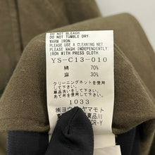 이미지를 갤러리 뷰어에 로드 , Y's ワイズ 24SS COTTON FLAX POPLIN SAILOR COLLAR COAT コットンリネンセーラーカラーノースリーブロングコート YS-C13-010