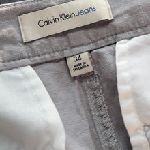 画像をギャラリービューアに読み込む, Calvin Klein Jeans カルバンクラインジーンズ リップストップカーゴショートパンツ 34 グレー R14667