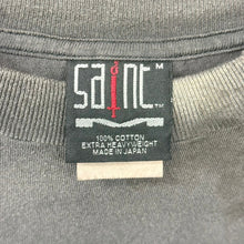 画像をギャラリービューアに読み込む, SAINT MICHAEL セントマイケル 24AW SS TEE IDEOLOGICAL ヴィンテージ加工プリントTシャツ M ブラック 15716