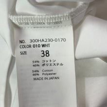 将图片加载到图库查看器,ENFOLD エンフォルド 24AW WASHABLE HALFSLEEVE HEXAGON-SHIRT ヘキサゴン半袖シャツ 300HA230-0170 38 ホワイト15023