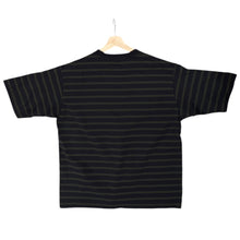 Lade das Bild in den Galerie-Viewer, COMOLI コモリ 17SS コットンボーダーTシャツ K01-05003 14380