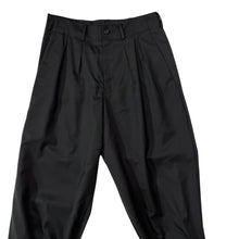画像をギャラリービューアに読み込む, S'YTE by yohji yamamoto サイト ヨウジヤマモト T/W GABARDINE 2-TUCK PANTS WITH HEM TIES 2タックタイパンツ UU-P15-101 14244