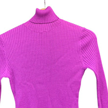 Lade das Bild in den Galerie-Viewer, nagonstans ナゴンスタンス 23SS ハイネックリブニットカットソー 470GS670-0140 M パープル 14789