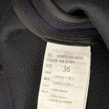 画像をギャラリービューアに読み込む, ENFOLD エンフォルド 22SS ボンディングコート 300FS130-0910 36 ネイビー 14813