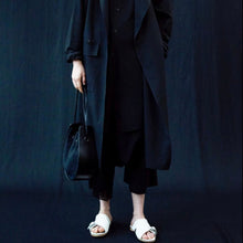 将图片加载到图库查看器,Y's ワイズ 23SS FLARE PANTS レーヨンサルエルパンツ YZ-P12-200 13855