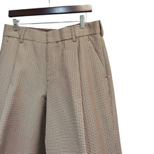画像をギャラリービューアに読み込む, kolor カラー 24AW ガンクラブチェックワイドスラックスパンツ 24WCM-P11110 2 ブラウン 15316